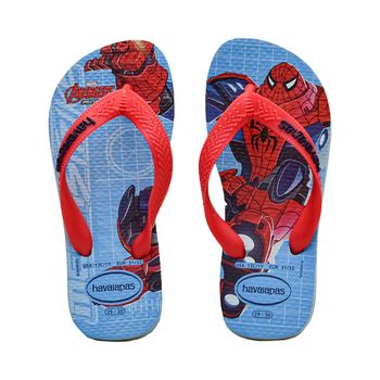 Chinelo-de-Dedo-Vermelho-e-Azul-Homem-aranha-|-Havaianas-Tamanho--23---Cor--AZUL-WATER-0
